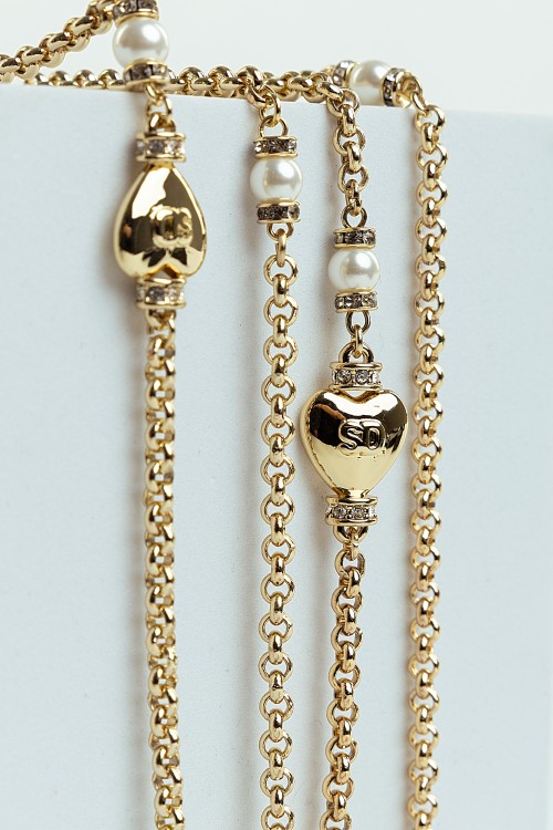 Sixdo Mini Heart Chain Necklace